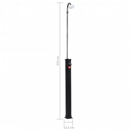 Acquista Doccia Solare da Giardino Nera 215 cm 8 L con riferimento GHV-92295 della ditta GARDENHOME