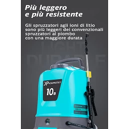 Acquista Pompa Elettrica a Batteria 10 Lt Komiprotect 5,5 Bar Ultra Leggera con riferimento K710 della ditta KOMIPROTECT