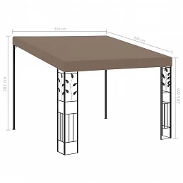 Acquista Gazebo a Parete 3x3x2,5 m Talpa con riferimento GHV-312265 della ditta GARDENHOME