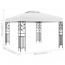 Acquista Gazebo 3x3 m Bianco 180 g/m² con riferimento GHV-312242 della ditta GARDENHOME