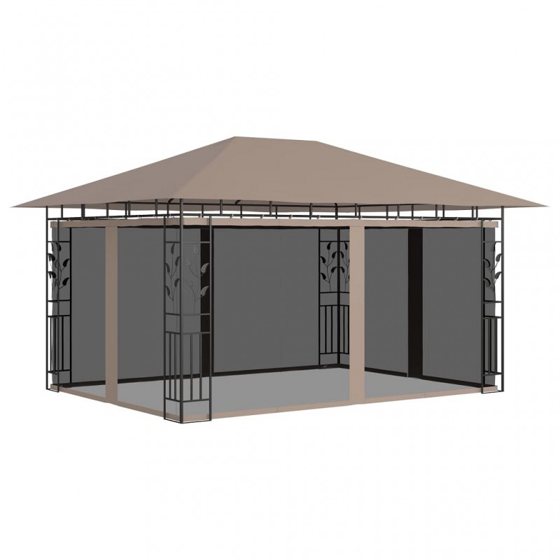 Acquista Gazebo con Zanzariera 4x3x2,73 m Talpa 180 g/m² con riferimento GHV-312252 della ditta GARDENHOME