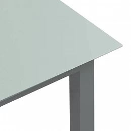 Acquista Tavolo da Giardino Grigio Chiaro 190x90x74cm Alluminio e Vetro con riferimento GHV-312205 della ditta GARDENHOME