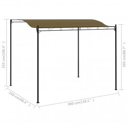 Acquista Tendalino Parasole 3x2,5 m Grigio Talpa 180 g/m² con riferimento GHV-312216 della ditta GARDENHOME