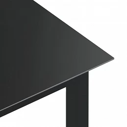 Acquista Tavolo da Giardino Nero 80x80x74 cm in Alluminio e Vetro con riferimento GHV-312200 della ditta GARDENHOME