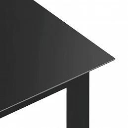 Acquista Tavolo da Giardino Nero 150x90x74cm in Alluminio e Vetro con riferimento GHV-312201 della ditta GARDENHOME