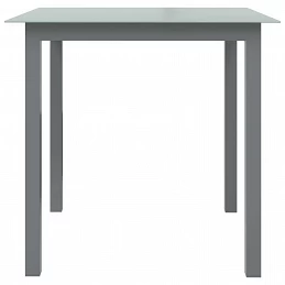 Acquista Tavolo da Giardino Antracite 80x80x74 cm in Alluminio e Vetro con riferimento GHV-312203 della ditta GARDENHOME