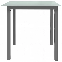 Acquista Tavolo da Giardino Antracite 80x80x74 cm in Alluminio e Vetro con riferimento GHV-312203 della ditta GARDENHOME