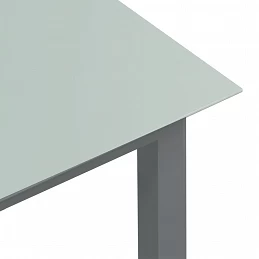 Acquista Tavolo da Giardino Antracite 80x80x74 cm in Alluminio e Vetro con riferimento GHV-312203 della ditta GARDENHOME