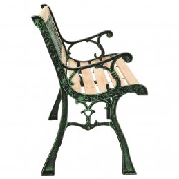 Acquista Panchina da Giardino 122 cm in Ghisa e Legno Massello di Abete con riferimento GHV-312031 della ditta GARDENHOME