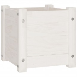 Acquista Fioriera da Giardino Bianca 31x31x31 cm Legno Massello di Pino con riferimento GHV-810524 della ditta GARDENHOME