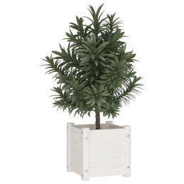 Acquista Fioriera da Giardino Bianca 31x31x31 cm Legno Massello di Pino con riferimento GHV-810524 della ditta GARDENHOME