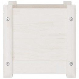 Acquista Fioriera da Giardino Bianca 31x31x31 cm Legno Massello di Pino con riferimento GHV-810524 della ditta GARDENHOME