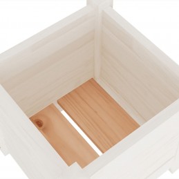 Acquista Fioriera da Giardino Bianca 31x31x31 cm Legno Massello di Pino con riferimento GHV-810524 della ditta GARDENHOME
