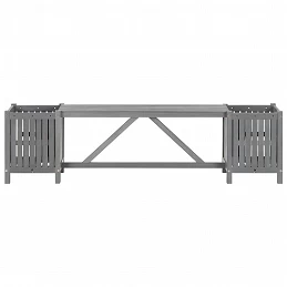Acquista Panca da Giardino con 2 Fioriere 150cm Legno Massello di Acacia con riferimento GHV-311823 della ditta GARDENHOME