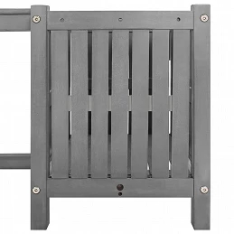 Acquista Panca da Giardino con 2 Fioriere 150cm Legno Massello di Acacia con riferimento GHV-311823 della ditta GARDENHOME