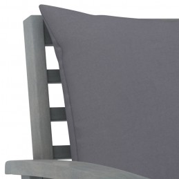 Acquista Sedie da Giardino e Cuscini Grigio Scuro 2 pz Massello Acacia con riferimento GHV-311827 della ditta GARDENHOME