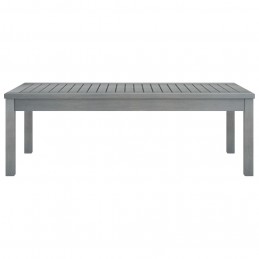 Acquista Tavolino da Caffè 100x50x33 cm Grigio Legno Massello di Acacia con riferimento GHV-311828 della ditta GARDENHOME