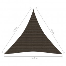 Acquista Vela Parasole 160 g/m² Marrone 4,5x4,5x4,5 m in HDPE con riferimento GHV-311810 della ditta GARDENHOME