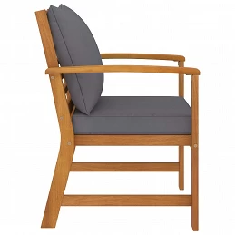Acquista Sedie da Giardino e Cuscini Grigio Scuro 2 pz Massello Acacia con riferimento GHV-311832 della ditta GARDENHOME