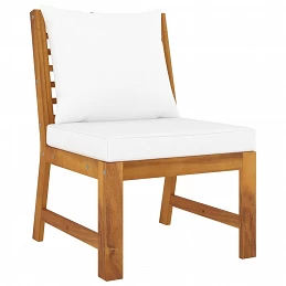Acquista Set Divani da Giardino 3 pz con Cuscini Crema in Legno Acacia con riferimento GHV-311834 della ditta GARDENHOME
