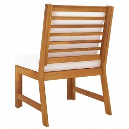 Acquista Set Divani da Giardino 3 pz con Cuscini Crema in Legno Acacia con riferimento GHV-311834 della ditta GARDENHOME