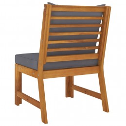 Acquista Set Divani Giardino 3pz Cuscini Grigio Scuro Acacia Massello con riferimento GHV-311835 della ditta GARDENHOME