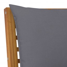 Acquista Set Divani Giardino 3pz Cuscini Grigio Scuro Acacia Massello con riferimento GHV-311835 della ditta GARDENHOME