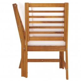 Acquista Divano Angolare Modulare Cuscini Crema in Massello di Acacia con riferimento GHV-311840 della ditta GARDENHOME