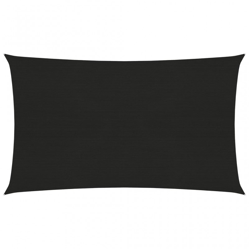 Acquista Vela Parasole 160 g/m² Nera 2x5 m in HDPE con riferimento GHV-311726 della ditta GARDENHOME