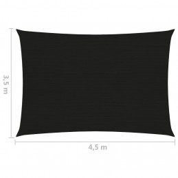 Acquista Vela Parasole 160 g/m² Nera 3,5x4,5 m in HDPE con riferimento GHV-311736 della ditta GARDENHOME