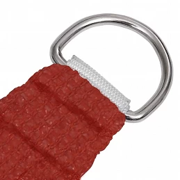 Acquista Vela Parasole 160 g/m² Rossa 3,5x3,5x4,9 m in HDPE con riferimento GHV-311642 della ditta GARDENHOME
