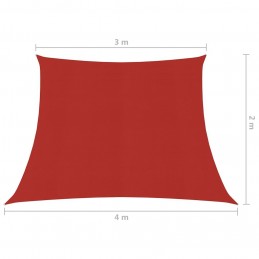 Acquista Vela Parasole 160 g/m² Rossa 3/4x2 m in HDPE con riferimento GHV-311653 della ditta GARDENHOME