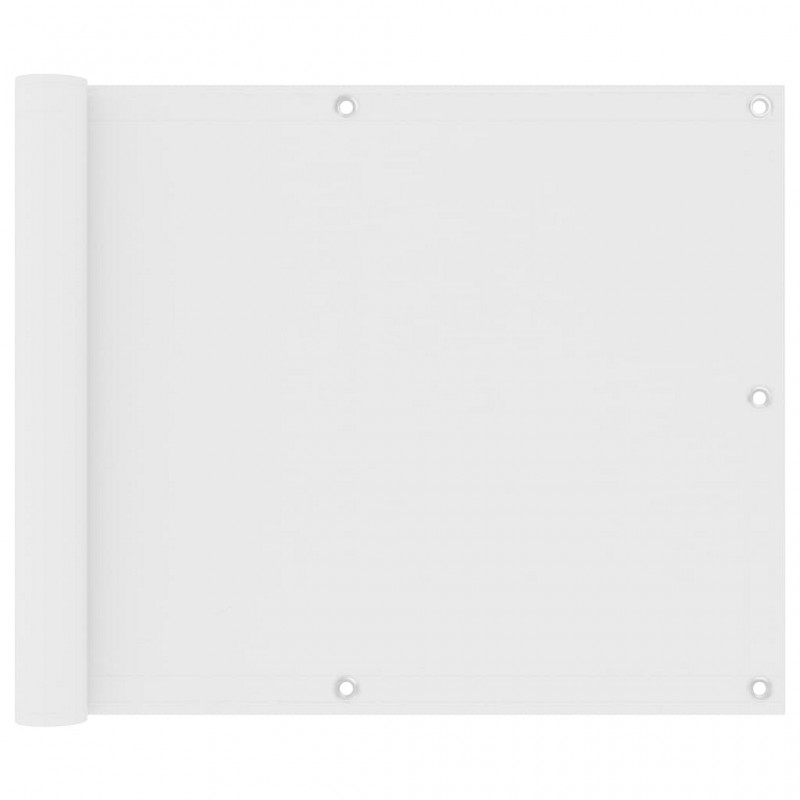 Acquista Paravento Balcone Bianco 75x500 cm in Tessuto Oxford con riferimento GHV-134890 della ditta GARDENHOME