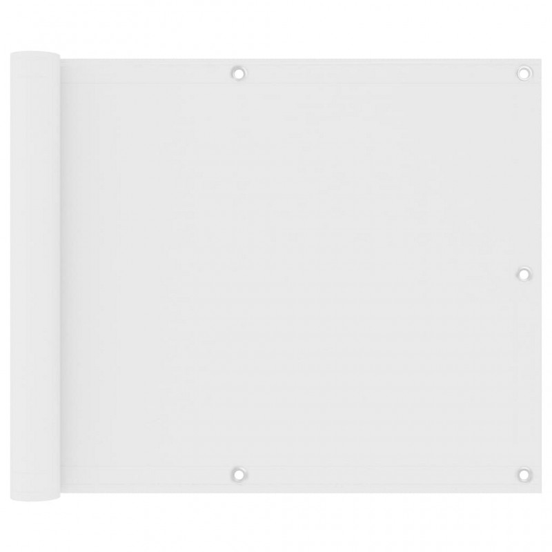 Acquista Paravento da Balcone Bianco 75x600 cm in Tessuto Oxford con riferimento GHV-134891 della ditta GARDENHOME