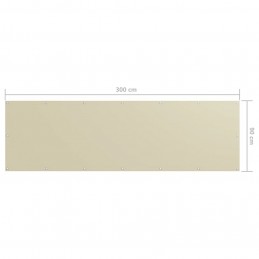 Acquista Paravento da Balcone Crema 90x300 cm Tessuto Oxford con riferimento GHV-134952 della ditta GARDENHOME