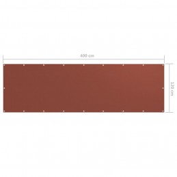 Acquista Paravento da Balcone Terracotta 120x400 cm Tessuto Oxford con riferimento GHV-134981 della ditta GARDENHOME