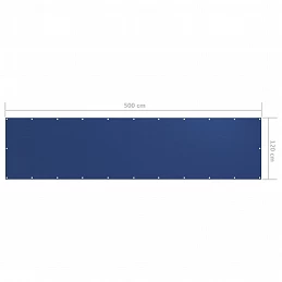 Acquista Paravento Balcone Blu 120x500 cm in Tessuto Oxford con riferimento GHV-135018 della ditta GARDENHOME