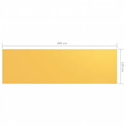Acquista Paravento Balcone Giallo 120x400 cm in Tessuto Oxford con riferimento GHV-135029 della ditta GARDENHOME