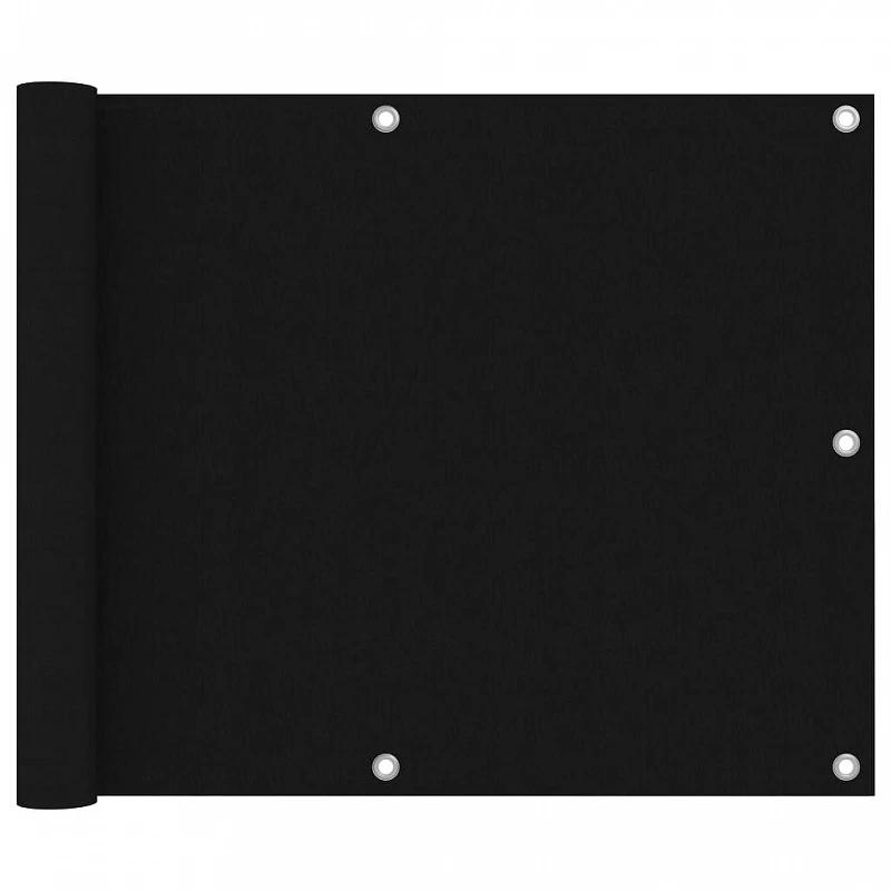 Acquista Paravento da Balcone Nero 75x300 cm in Tessuto Oxford con riferimento GHV-135056 della ditta GARDENHOME