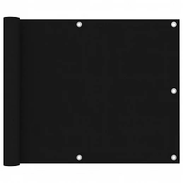 Acquista Paravento da Balcone Nero 75x400 cm in Tessuto Oxford con riferimento GHV-135057 della ditta GARDENHOME