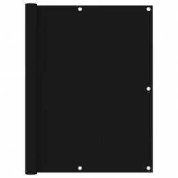 Acquista Paravento Balcone Nero 120x500 cm in Tessuto Oxford con riferimento GHV-135066 della ditta GARDENHOME