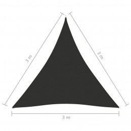 Acquista Parasole a Vela Oxford Triangolare 3x3x3 m Antracite con riferimento GHV-135115 della ditta GARDENHOME