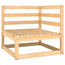 Acquista Divani ad Angolo da Giardino 2 pz con Cuscini in Legno di Pino con riferimento GHV-807289 della ditta GARDENHOME