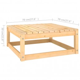 Acquista Poggiapiedi da Giardino con Cuscini 2 pz Legno Massello di Pino con riferimento GHV-807291 della ditta GARDENHOME
