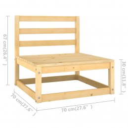 Acquista Set Divani da Giardino 2 pz con Cuscini Legno Massello Pino con riferimento GHV-807292 della ditta GARDENHOME
