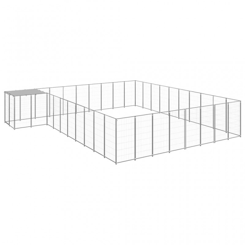 Acquista Gabbia per Cani Argento 25,41 m² in Acciaio con riferimento GHV-3082246 della ditta GARDENHOME