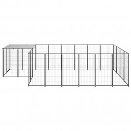 Acquista Gabbia per Cani Nera 8,47 m² in Acciaio con riferimento GHV-3082206 della ditta GARDENHOME