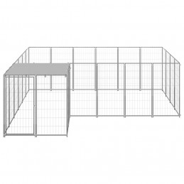 Acquista Gabbia per Cani Argento 8,47 m² in Acciaio con riferimento GHV-3082219 della ditta GARDENHOME