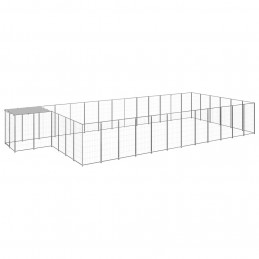 Acquista Gabbia per Cani Argento 22,99 m² in Acciaio con riferimento GHV-3082223 della ditta GARDENHOME
