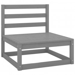 Acquista Set Divani da Giardino 2 pz con Cuscini Grigio Massello di Pino con riferimento GHV-805762 della ditta GARDENHOME
